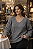 BLUSA DECOTE V LOSANGO EM TRICOT - Imagem 7
