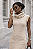VESTIDO CAVADO GOLA ALTA EM TRICOT MOUSSE - Imagem 3