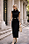 VESTIDO CAVADO GOLA ALTA EM TRICOT MOUSSE - Imagem 5