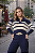 CONUUNTO CALÇA E BLUSA POLO LISTRADO EM TRICOT - Imagem 7