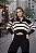 CONUUNTO CALÇA E BLUSA POLO LISTRADO EM TRICOT - Imagem 3