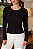 BLUSA CANELADA BOTÕES EM TRICOT - Imagem 2