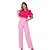 Calça Feminina Wide Leg cor Rosa BB - Imagem 1