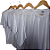 Camiseta Masculina Malha Fria PV Branca Kit 5 Peças - Imagem 1