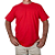 Camiseta Algodão Vermelha - Imagem 1