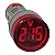 VOLTÍMETRO DIGITAL VERMELHO 50-265VCA V20-2R METALTEX - Imagem 1