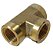 Tee fêmea latão 3/4 NPT - Imagem 1