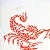 CAMISETA HIGH TEE SCORPION WHITE RED - Imagem 4