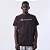 CAMISETA CHAMPION LIFE SCRIPT RUST LOGO MARROM - Imagem 1