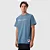 CAMISETA CHAMPION LIFE SCRIPT RUST LOGO AZUL - Imagem 1
