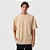 CAMISETA OVERSIZED CHAMPION LIFE PIQUET C LOGO 3D EMB BEIGE - Imagem 1