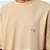 CAMISETA OVERSIZED CHAMPION LIFE PIQUET C LOGO 3D EMB BEIGE - Imagem 3