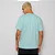 CAMISETA CHAMPION LIFE COLORS SCRIPT LOGO EMB NIMBUS GREEN - Imagem 2