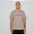 CAMISETA CHAMPION LIFE COLORS SCRIPT LOGO EMBSANDALWOOD GREY - Imagem 1