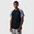 CAMISETA CHAMPION RAGLAN MINI SCRIPT BLACK BLUE - Imagem 1