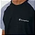 CAMISETA CHAMPION RAGLAN MINI SCRIPT BLACK BLUE - Imagem 3