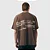 CAMISETA CHAMPION LIFE BOXY NANO TEXT INK CHOCOLATE - Imagem 2