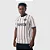 CAMISA JERSEY CHAMPION ATHLETIC FOOTBAL VINTAGE STRIPES BEIGE - Imagem 1