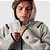 MOLETOM CHAMPION ACTIVE SCUBA JACKET REFLECTIVE C LOGO GRAY - Imagem 3