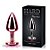 Plug Anal  Vermelho Com Pedra Cravejada  Tam P- HA134V - Imagem 3