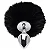 Plug Anal Cromado Com Pompom Preto Tam P - Imagem 5