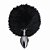 Plug Anal Onix Com Rabo Pompom Preto Tm P - Imagem 2