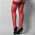 Meia Calça 7/8 Com Detalhes Floridos E Lacinho Em Silicone - Vermelho - Yaffa - Imagem 1