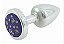 Plug Less P Cromado Com Pedra Cravejada Lilas HA143CL - Imagem 6