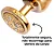 Plug Anal Com Pedra Cravejada DOURADO TAM-M HA144DD - Imagem 2