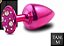 Plug de Metal Com Pedras Cravejadas (HA135R) - Rosa TAM M - Imagem 2