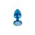 Plug P Azul Com Pedra Cravejada Em Strass HA134A - Imagem 5