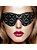 Venda para Olhos Couro Ecológico e Vinil Luxury Fetish-Cor Black- - Imagem 4