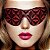 Venda para Olhos Couro Ecológico e Vinil Luxury Fetish-Cor Vermelho- - Imagem 3
