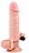 Capa Peniana Extensora Com Anel Escroto 18,5cm x 4,2cm Sendo 13,5cm Penetrável Cápsula Vibratória Textura Realística - Imagem 1