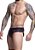 Cueca Em Cirre Preto E Vermelho Trabalhado Frente Slip E Atras Jock - Imagem 2