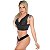 Conjunto Sensual Em Renda -Preto -Tam Único - Imagem 1