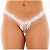 Tanga Fio Dental Pérola Safadinha - Branco - Imagem 1