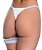 Tanga Fio Dental Play Em Renda E Perneira Com Lacinho Patitex - M - Imagem 3