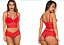 Conjunto Sensual Strapy Pimenta Sexy Cor Vermelho Tamanho Único, veste do P ao G - Imagem 3