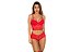 Conjunto Sensual Strapy Pimenta Sexy Cor Vermelho Tamanho Único, veste do P ao G - Imagem 1