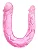 Pênis Dildo Duplo - Double Dones I - Baile Cor: Rosa 36X3,8CM - Imagem 3