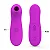 Estimulador De Clitóris Com Função De Pulsação – Silicone Aveludado Roxo-Utiliza 2 Pilha AAA - Imagem 1