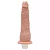 Pênis Vibrador Interno 18 X 3,5Cm Kgel KT329 - Bege- 2 PILHAS DE BRINDE - Imagem 5