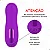 Sugador de Clitóris RECARREGÁVEL Vibrador Estimulador de Clitóris com 10 Níveis Vibrações USB -Aveludado Magenta - Imagem 6