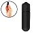 Vibrador Power Bullet Mini Estimulador de Clitóris Preto - Imagem 1