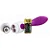 Vibrador Ponto-G Pretty Love Bishop - Puro Silicone - 30 Níveis de Vibração COR ROXO/2 PILHAS BRNDE - Imagem 2