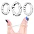 Anel Peniano - 1Kit com 3 - 3,7 cm- Transparente - Imagem 3