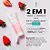 Lubrificante Beijável Vibe Sensation Morango Efeito Vibrante -50ml Int - Imagem 2