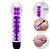 Vibrador Multivelocidade com Capa Texturizada Massageador Roxo - Imagem 2