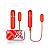 Cápsula com 10 Vibrações e Luz de Led- Cor Vermelho- - Imagem 1